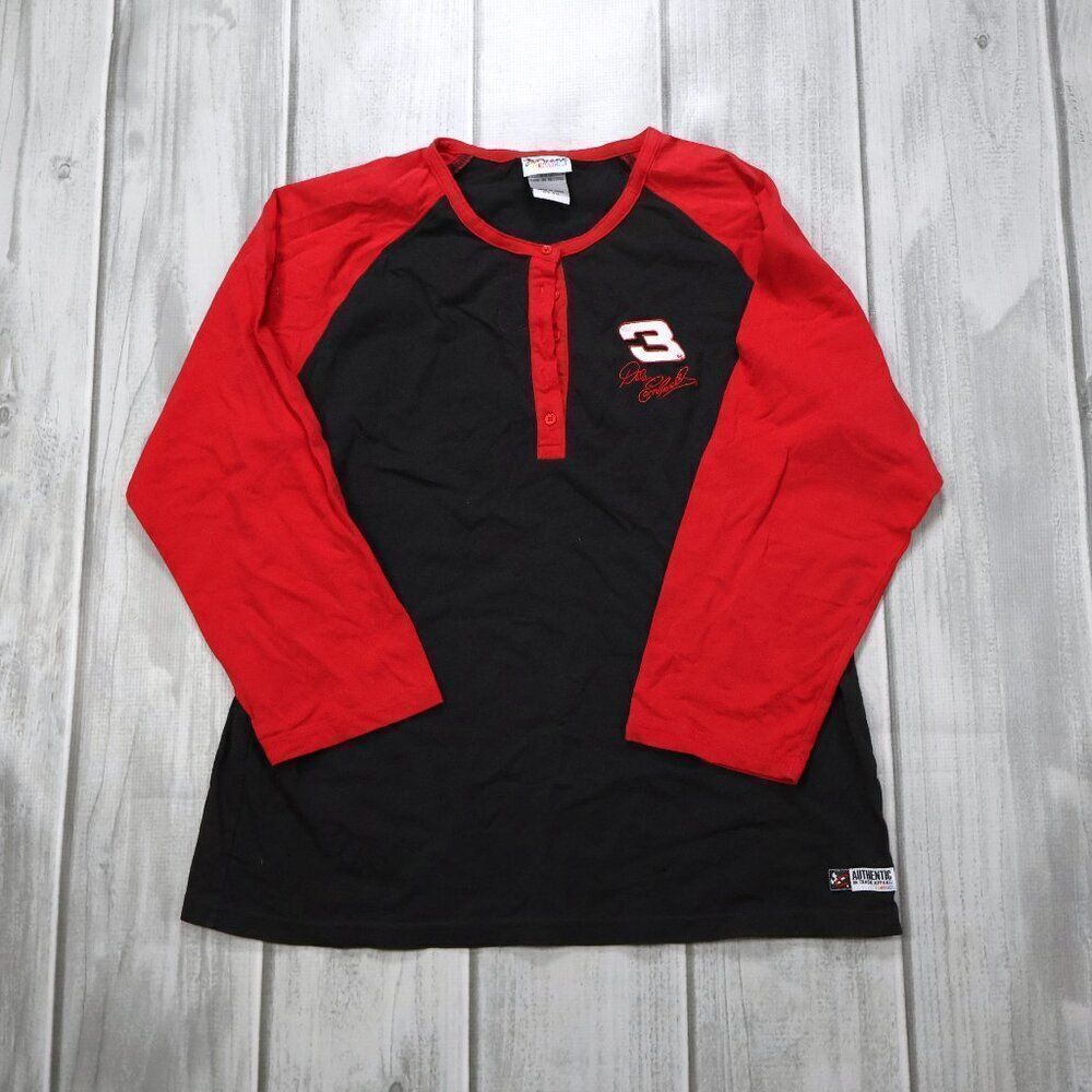 Vintage Dale Earnhardt Sr NASCAR Chase Authentic for Women Snap Pullover